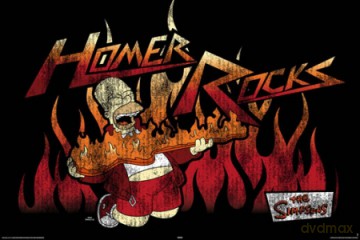 Simpsons - Homer Rocks [PLAKAT]