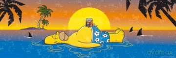 Simpsons - Homer Shark [PLAKAT]