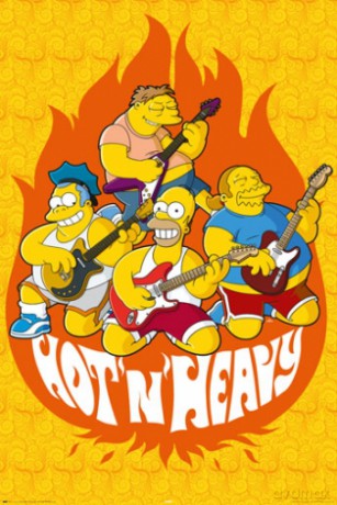 Simpsons - Hot And Heavy [PLAKAT]