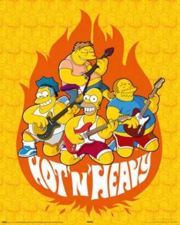 Simpsons - Hot And Heavy [PLAKAT]