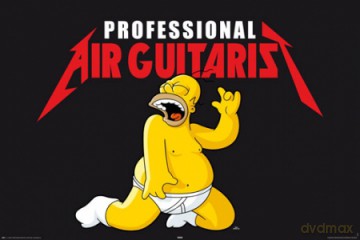 Simpsons (Air Guitarist) [PLAKAT]