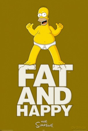 Simpsons (Gruby I Szczęśliwy) [PLAKAT]