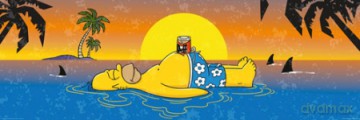 Simpsons (Homer Shark) [PLAKAT]