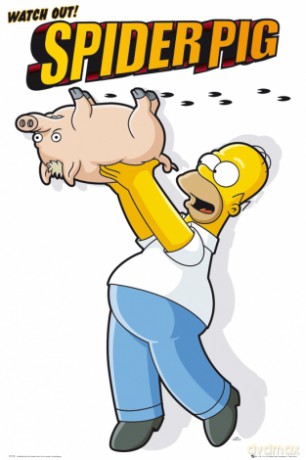Simpsons (Movie - Spiderpig) [PLAKAT]