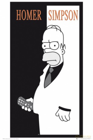 Simpsons (scarface) [PLAKAT]
