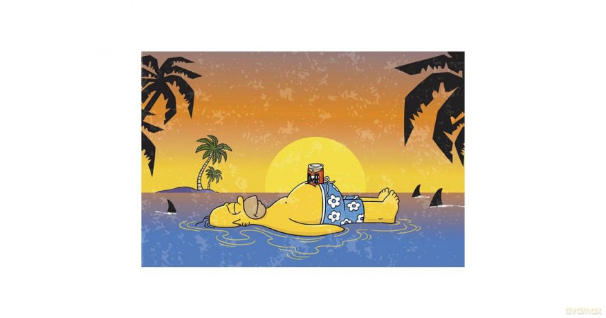 Simpsons Homer Shark [PLAKAT]