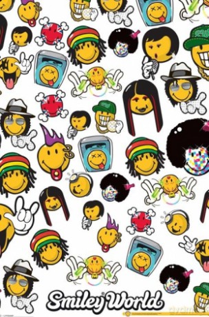 Smiley World (Music Genres) [PLAKAT]