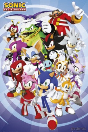 Sonic Postacie - Cast [PLAKAT]