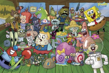 Spongebob Characters [PLAKAT]