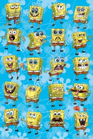 Spongebob Expressions [PLAKAT]