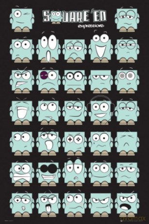 Square Ed Expressions [PLAKAT]