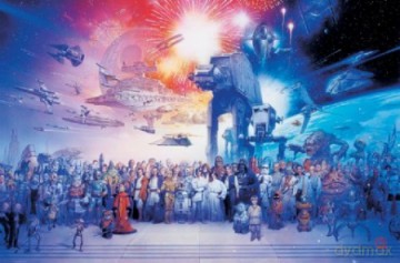 Star Wars (Complete Cast) [PLAKAT]