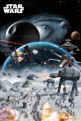 Star Wars Battle [PLAKAT]