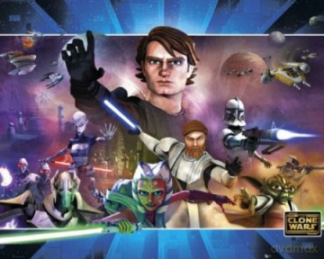 Star Wars Clone Wars (Landscape) [PLAKAT]
