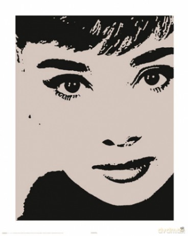 Stencil Audrey Hepburn [PLAKAT]