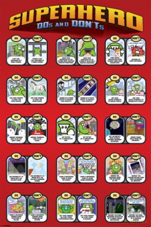 Superbohater - Do's And Don't [PLAKAT]