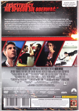 Mission: Impossible (polski lektor) [DVD]