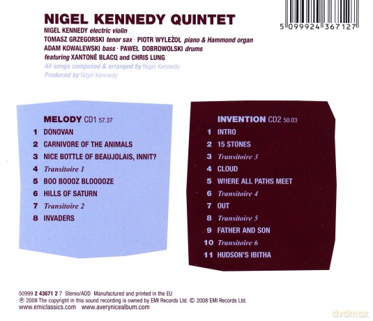 Nigel Kennedy: A Very Nice Album [2CD]