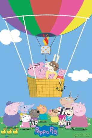 Świnka Peppa Balloon [PLAKAT]