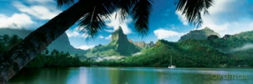 Tahiti Opunohu Bay [PLAKAT]