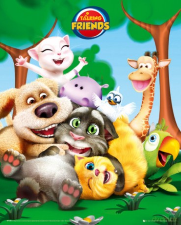 Talking Friends Cast [PLAKAT]