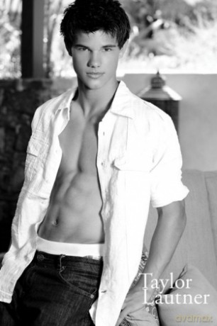 Taylor Lautner (B&W) [PLAKAT]