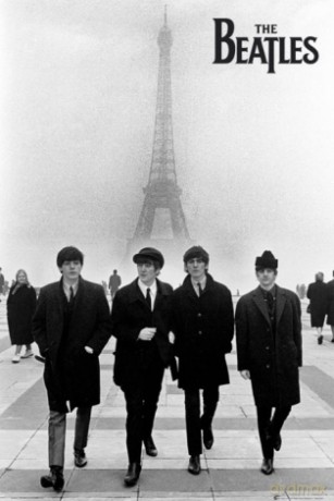 The Beatles W Paryżu [PLAKAT]