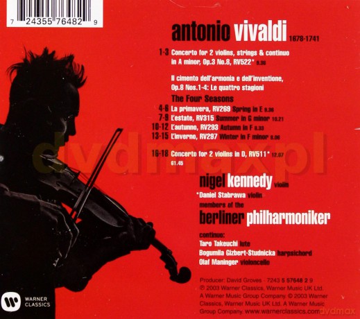 Nigel Kennedy: The Vivaldi Album [CD]