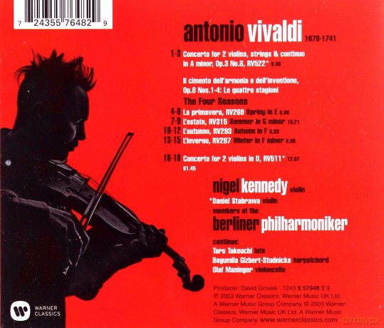 Nigel Kennedy: The Vivaldi Album [CD]