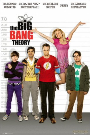 The Big Bang Theory Line Up [PLAKAT]