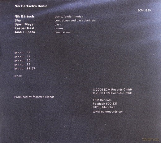 Nik Bartsch\'s Ronin: Stoa [CD]