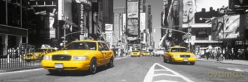 Times Square Yellow Cab [PLAKAT]