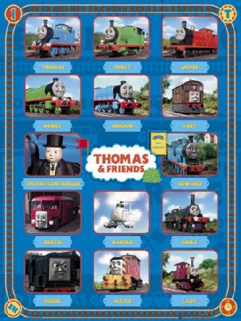 Tomek I Przyjaciele Characters [PLAKAT]