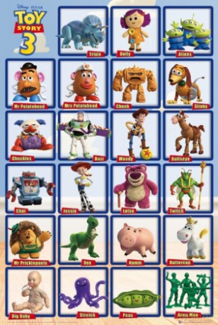 Toy Story 3 Grid [PLAKAT]