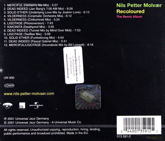 Nils Peter Molvaer: Recoloured The Remix Album [CD]
