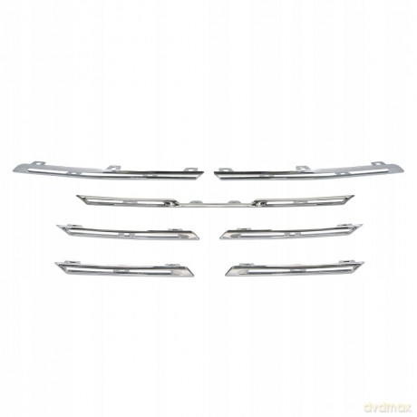 Listwy atrapy RENAULT MEGANE IV 11.15- BLIC 6502-07-6044998P (kpL7 szt., plastik, chromowany)