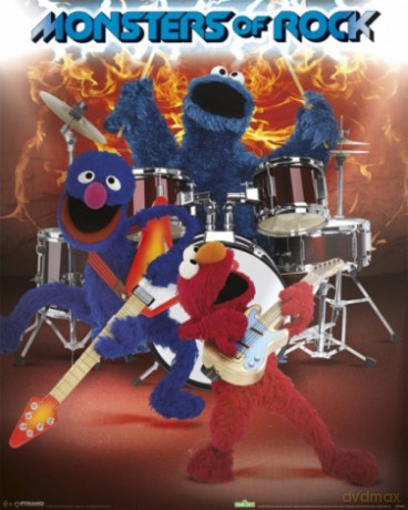 Ulica Sezamkowa - Monsters Of Rock [PLAKAT]