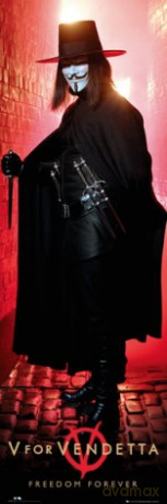 V For Vendetta Freedom Forever [PLAKAT]
