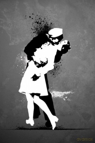 Wars End Kiss [PLAKAT]