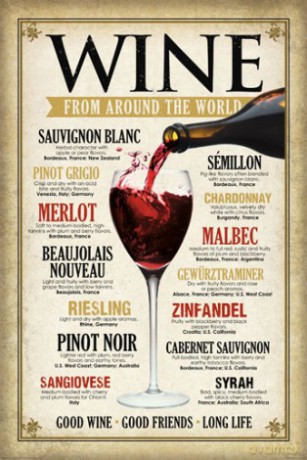 Wino Na Świecie [PLAKAT]
