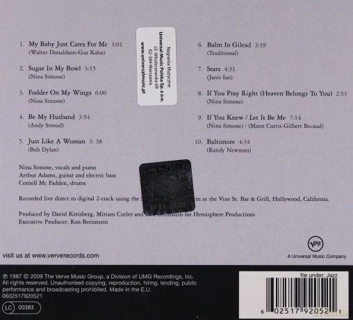 Nina Simone: Let It Be Me [CD]