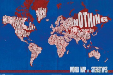 World Map Of Stereotypes [PLAKAT]