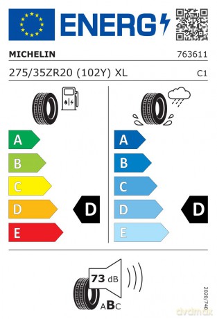 Michelin Pilot Sport Cup 2 R 275/35R20 102 Y rant ochronny, wzmocnienie (XL) K1 - Ferrari