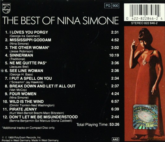 Nina Simone: The Best Of Nina Simone [CD]
