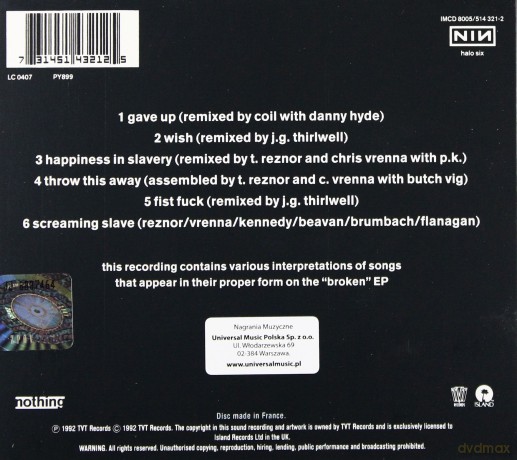 Nine Inch Nails: Fixed [CD]