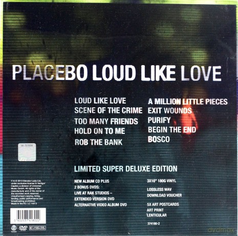 Placebo: Loud Like Love (Super Deluxe) Ltd. [CD]+[2DVD]+[3xWinyl]