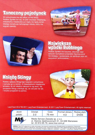 Lazy Town Kolekcja Filmowa Zestaw: Taneczny Pojedynek/Dzień Rekordów [2DVD]