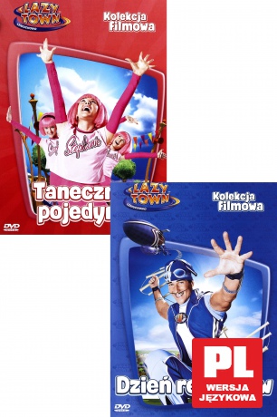 Lazy Town Kolekcja Filmowa Zestaw: Taneczny Pojedynek/Dzień Rekordów [2DVD]