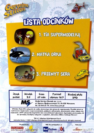 Kolekcja Filmowa Geronimo Stilon - cz. 6: Tia Supermodelką [DVD]