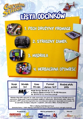 Kolekcja Filmowa Geronimo Stilton - cz. 8: Straszny Zamek [DVD]